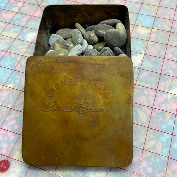 Accents Eddie Bauer Aromatherapy Grove Potpourri Rock In Copper Metal